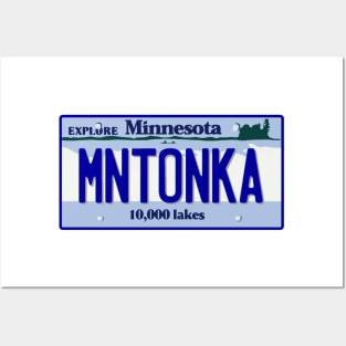 Minnetonka, Minnesota License Plate Posters and Art